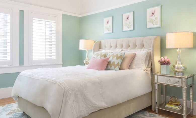 Photo of Пастельные оттенки в спальне