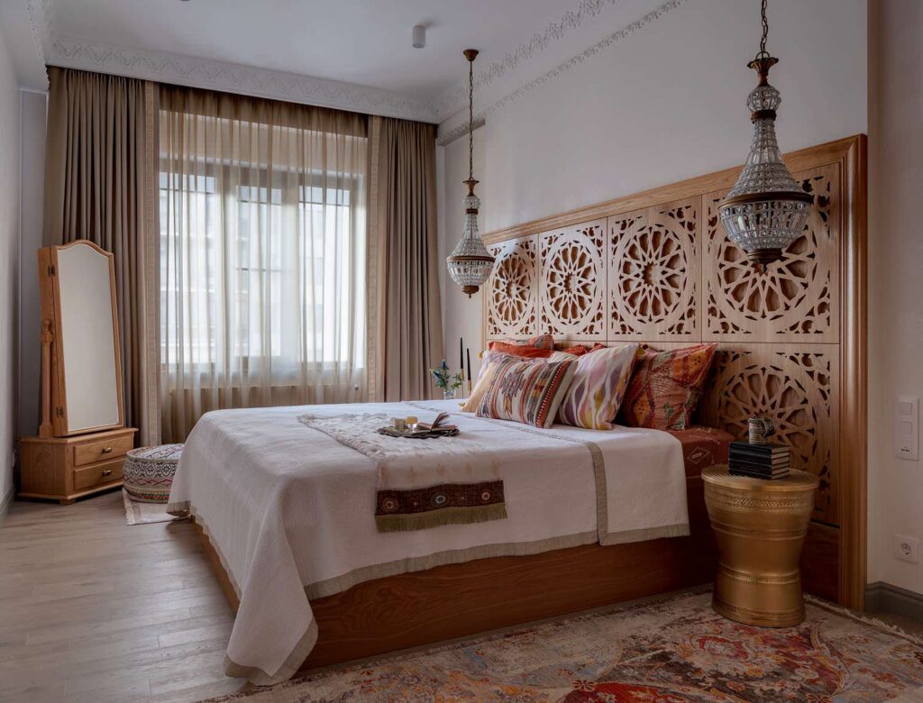 Фото 23 — Этнические мотивы в спальне