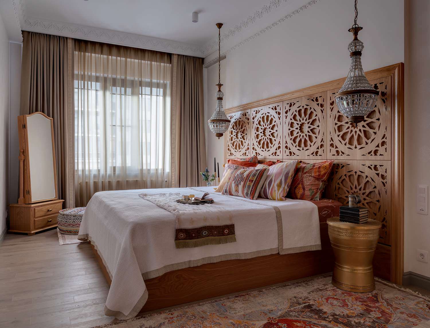 Фото 23 — Этнические мотивы в спальне